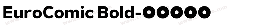 EuroComic Bold字体转换
